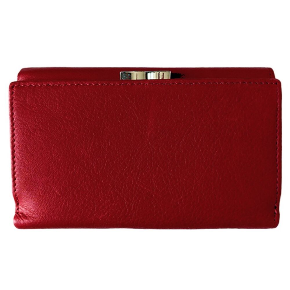 Osgoode Marley Leather Women's Framed Wallet Lipstick New